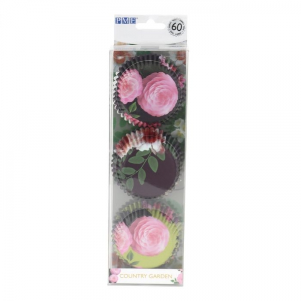 Cupcake Baking Cases - Country Garden